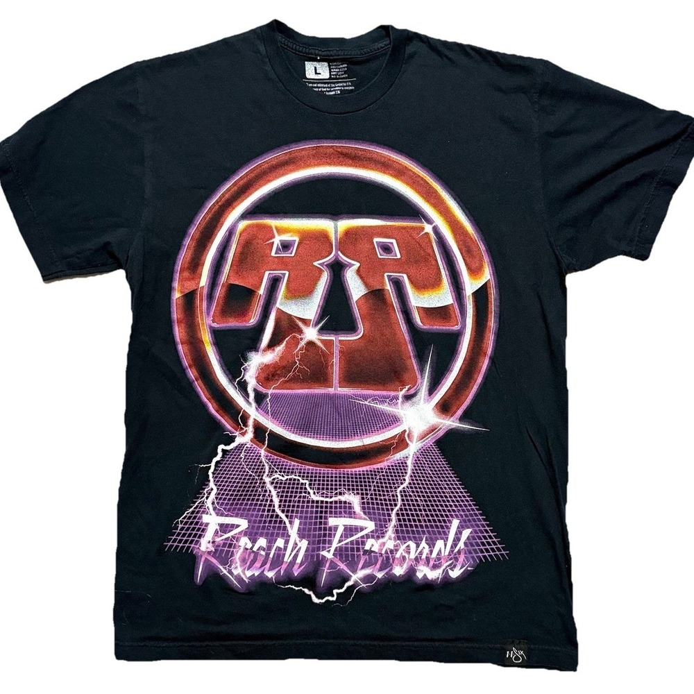 11 Six Reach Records T-Shirt 116 Graphic Logo Christian Streetwear Tee Sz Large